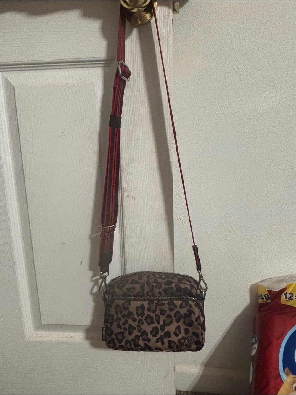 lululemon athletica Leopard Print Crossbody - Brown and Black